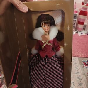 Special Edition Barbie Avon Doll with Red and Black Gingham Dress